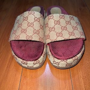 Gucci platform sandals